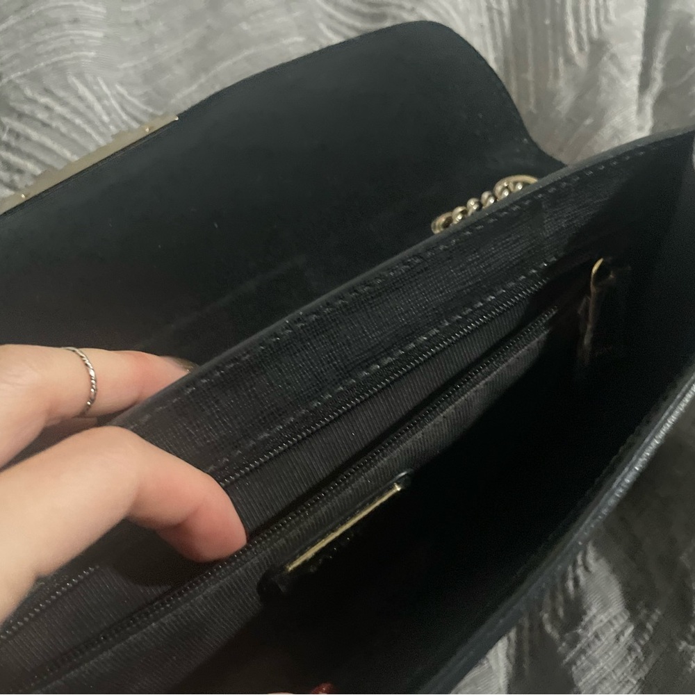 Furla Julia Saffiano Leather Chain Shoulder Bag - Picture 3 of 3
